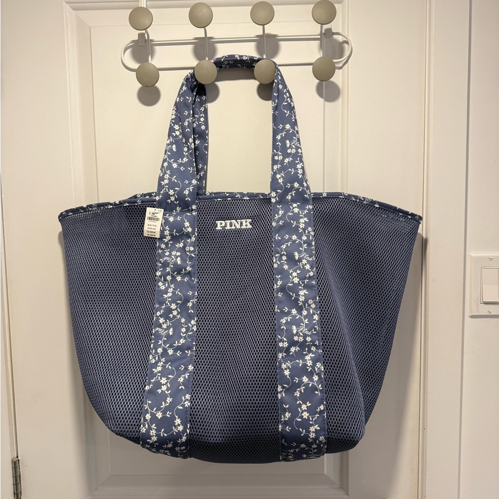 Brand new PINK Victoria's Secret -  Navy Floral Tote